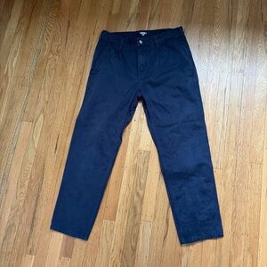 Carhartt WIP Blue Cotton Abbott Pant